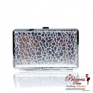 Sleek Durable Card Holder Shinny Design & Silver Tone Trim